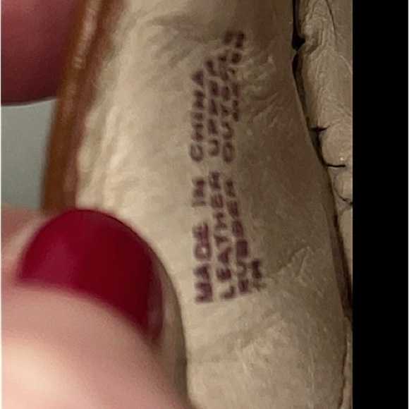 Michael Michael Kors flats Classic Lillie Luggage Leather Moccasin Loafers  7 M - Picture 5 of 10